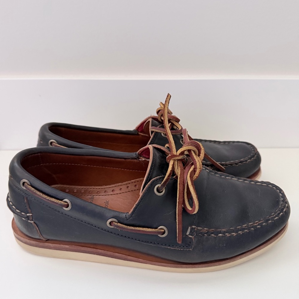 Allen Edmonds Westbrook Leather 8 D Boat Shoe Loafer Dark Brown Classic ($190)